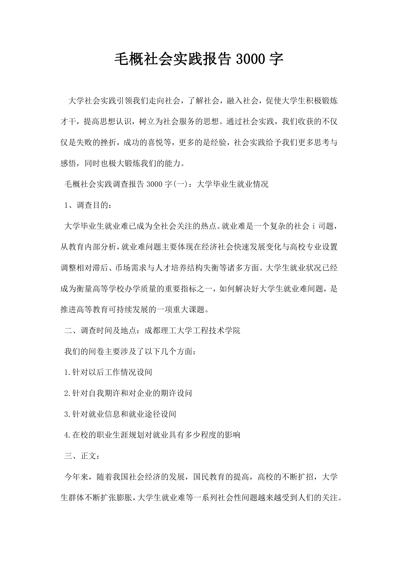 毛概社会实践报告字.docx