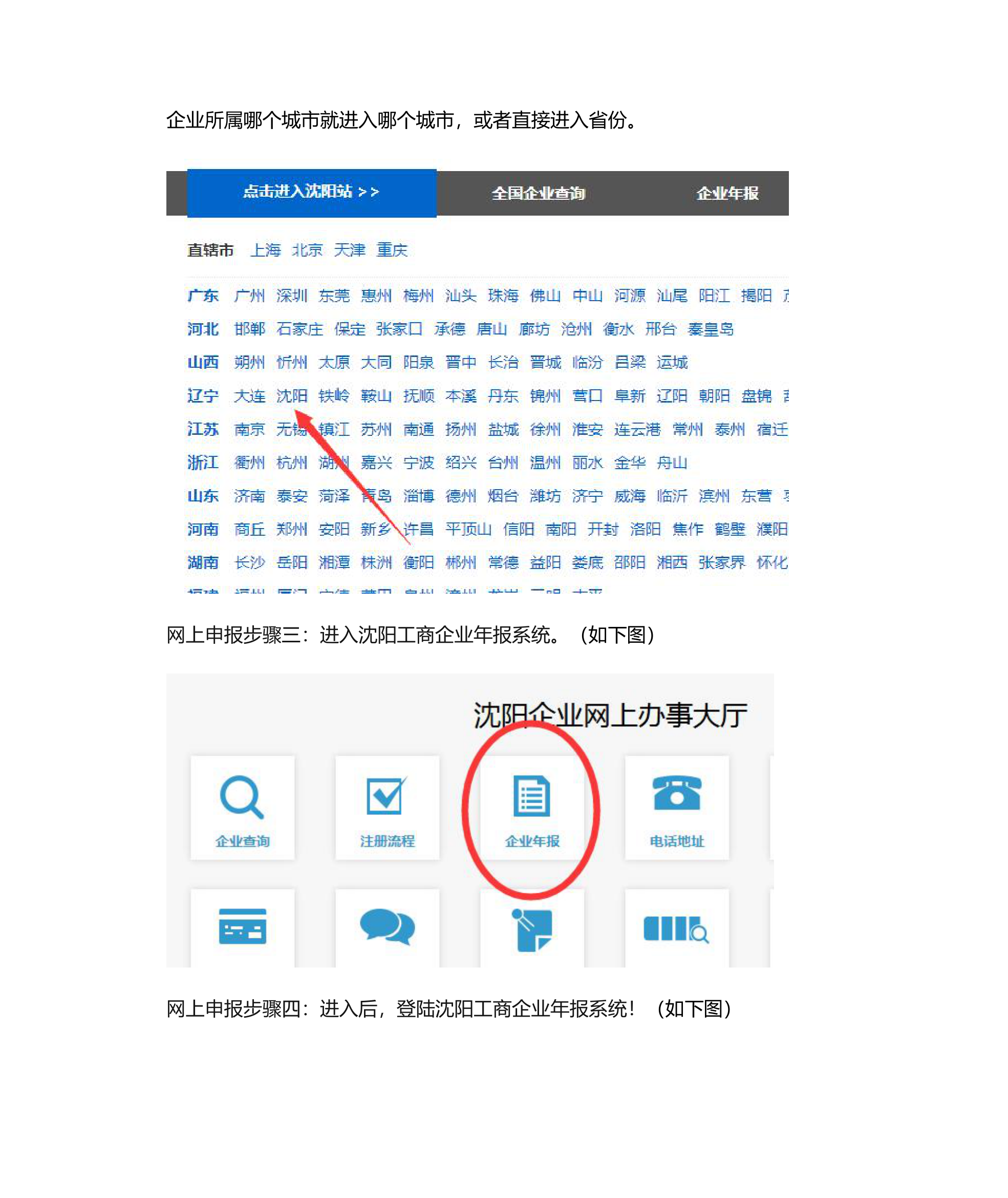 沈阳红盾网工商年检网上申报系统操作流程(最新版)第2页