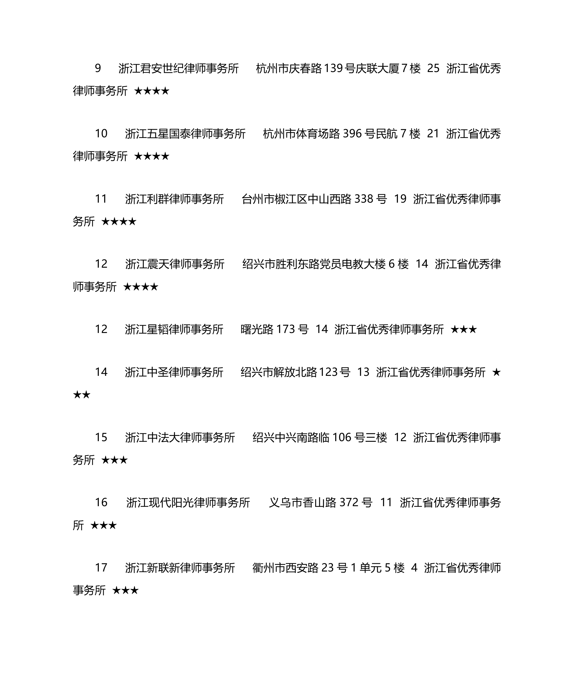 浙江律师事务所排名第2页