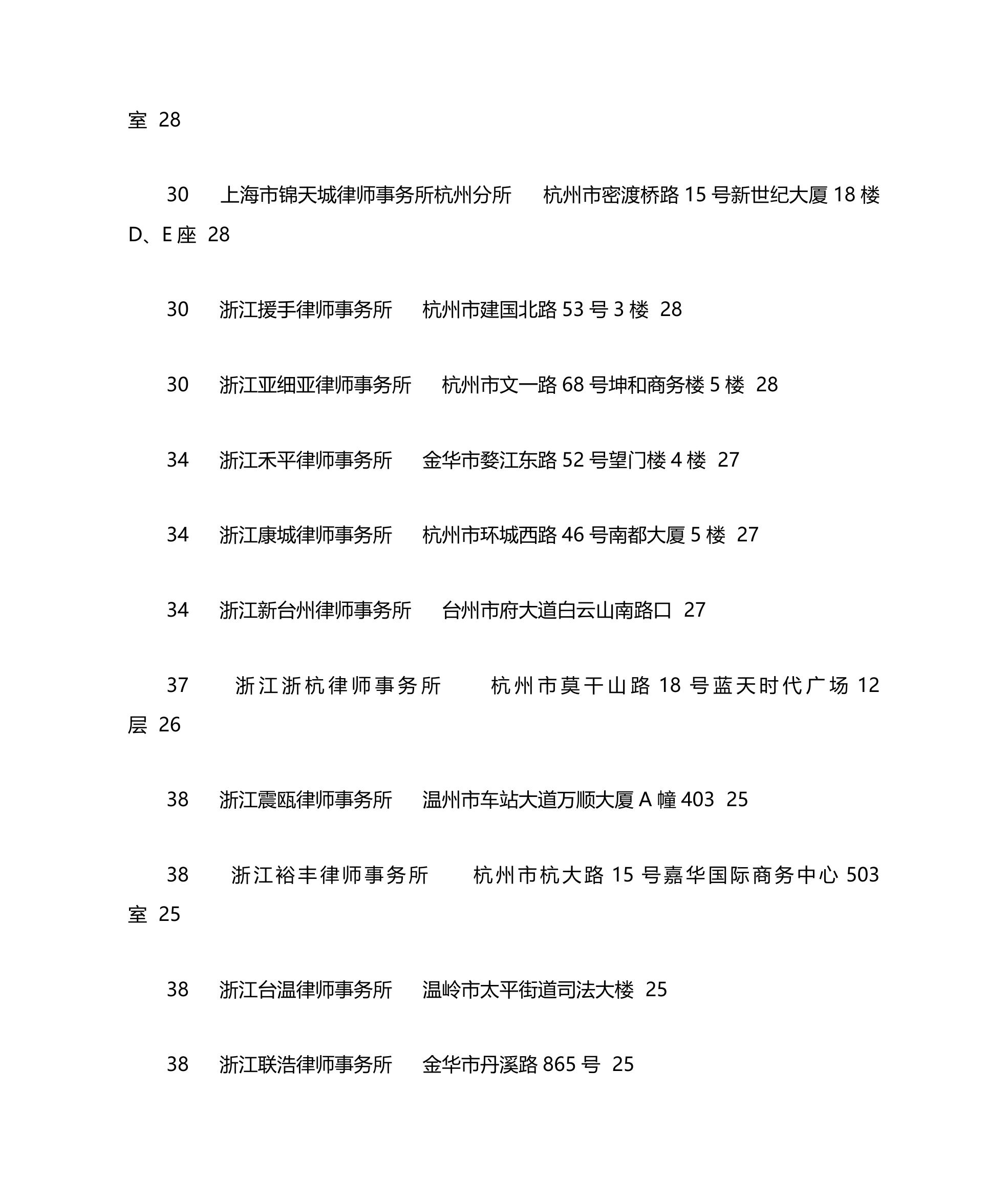 浙江律师事务所排名第4页