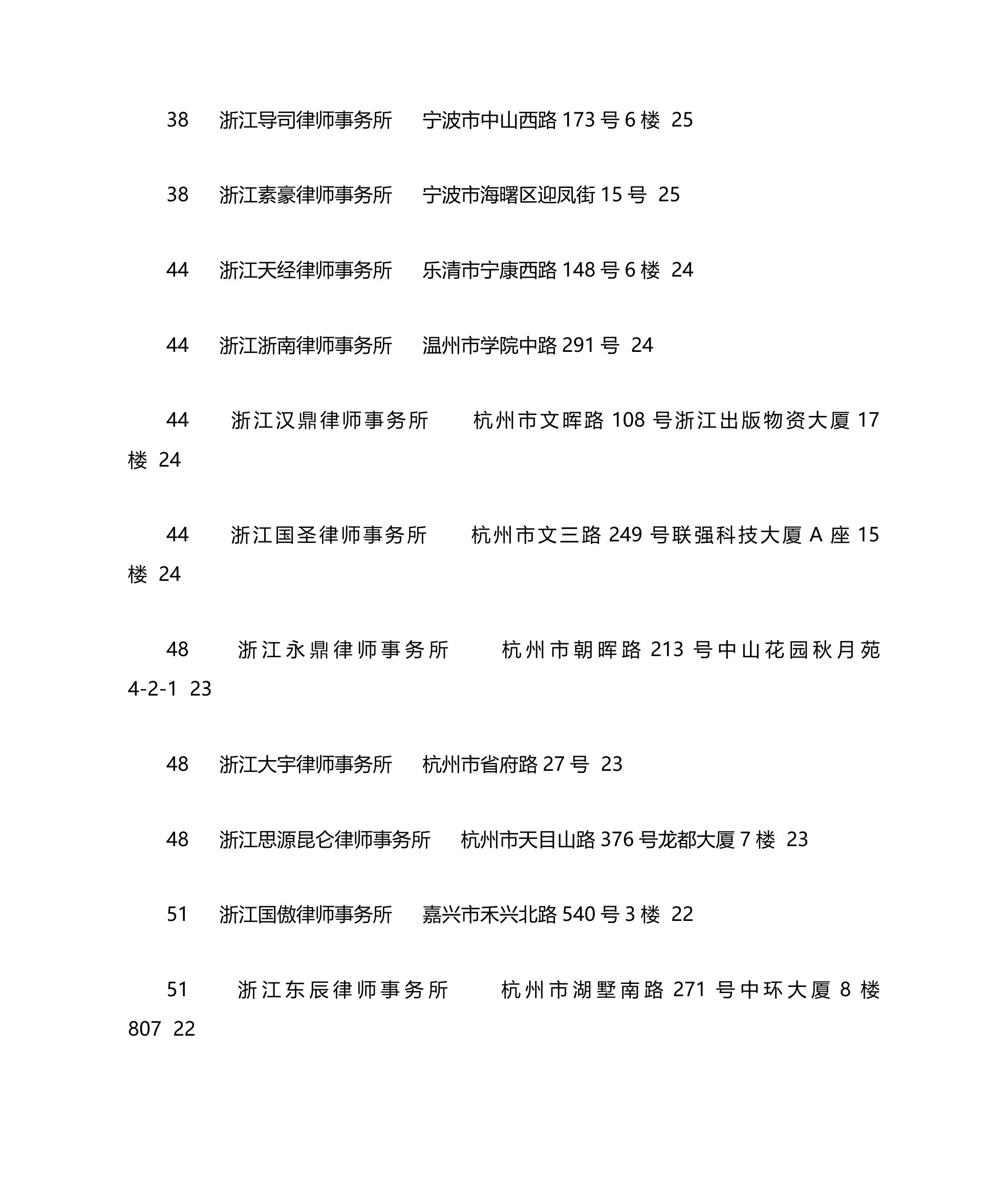 浙江律师事务所排名第5页