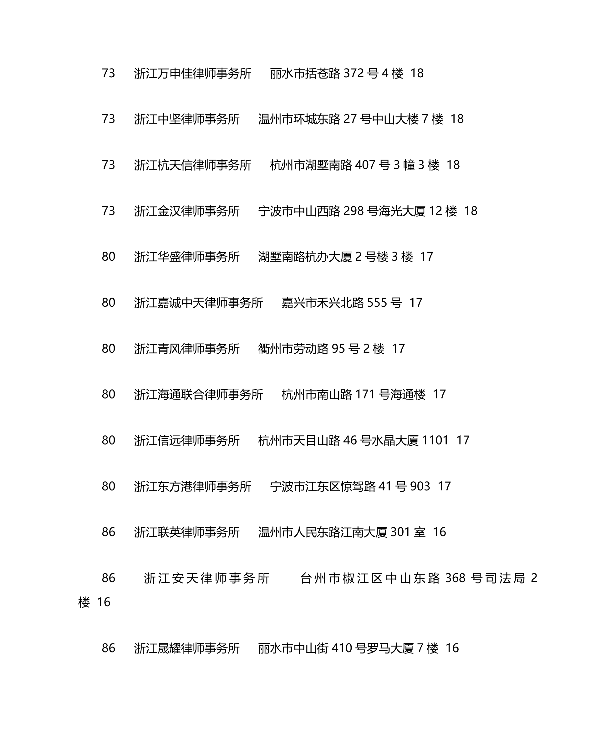 浙江律师事务所排名第8页