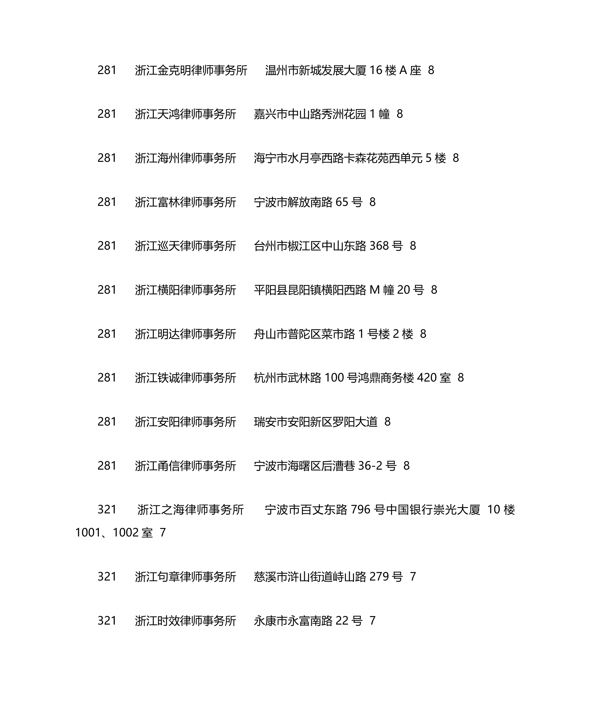 浙江律师事务所排名第27页