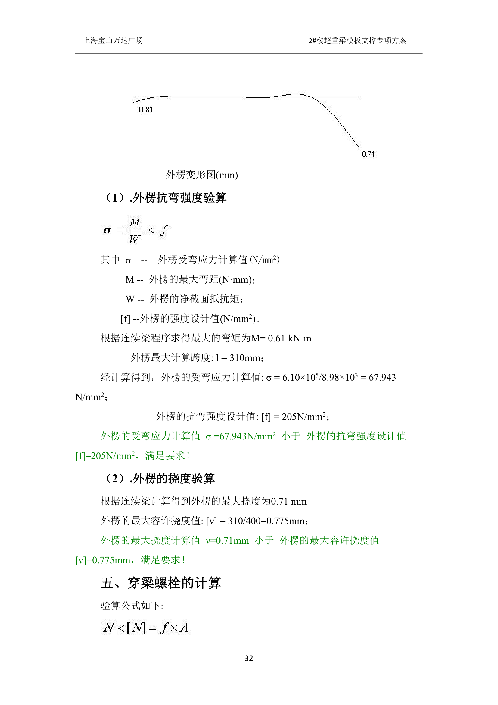 上海某广场2楼超重梁模板支撑专项方案.docx第32页