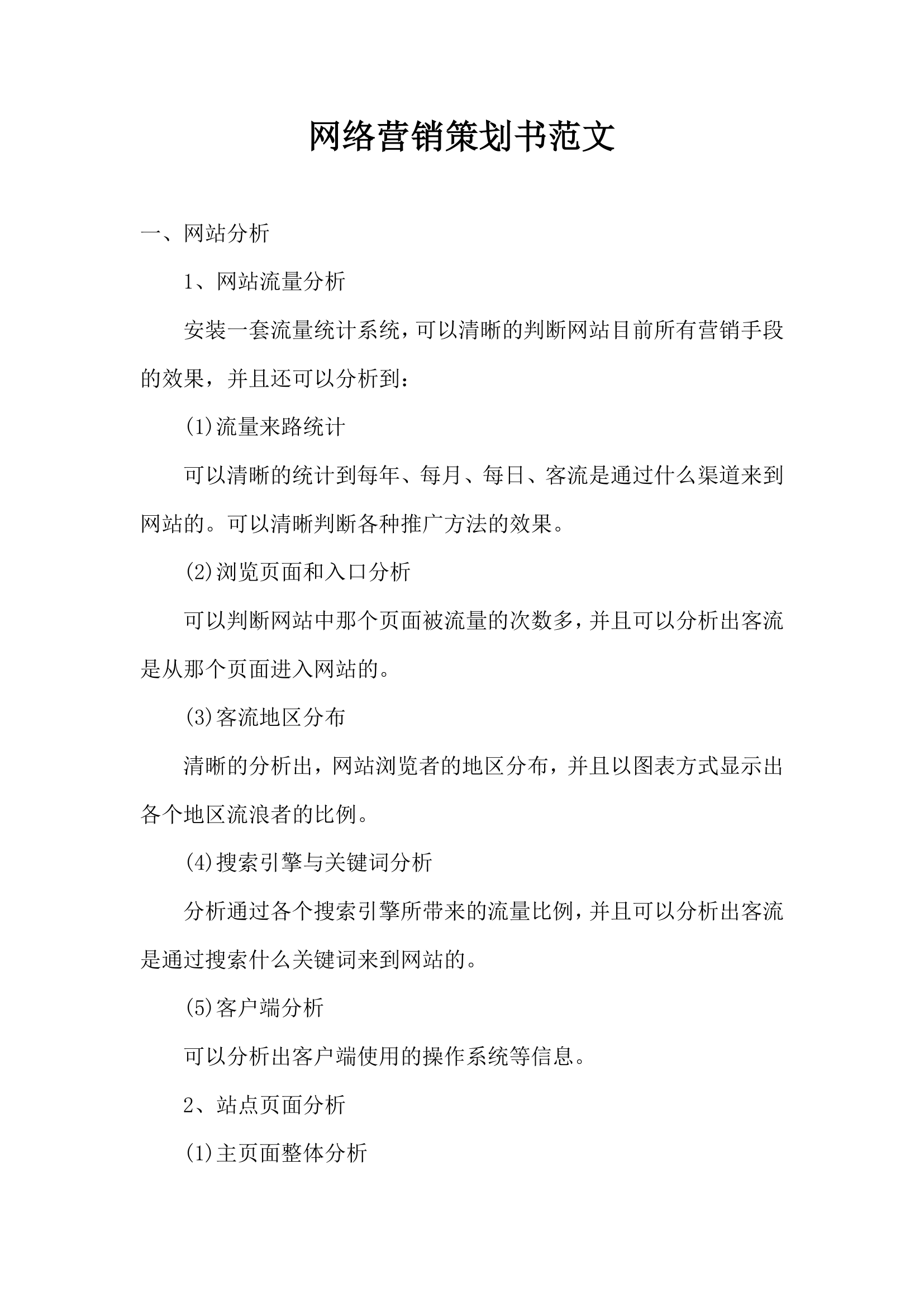 网络营销策划书范文.docx