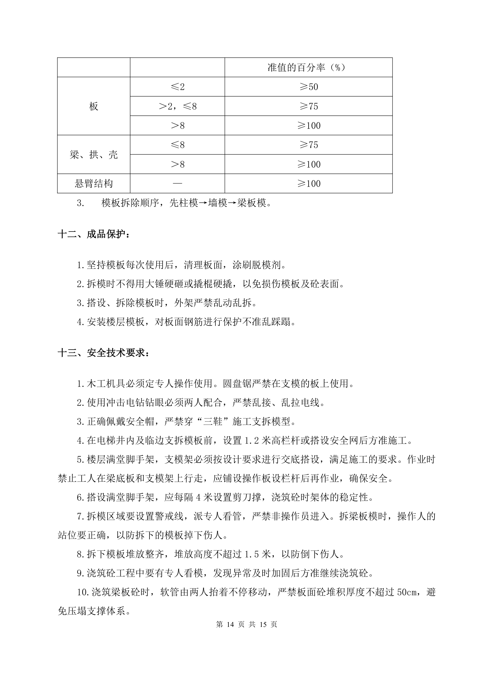 厦门公安交通指挥中心大楼模板工程施工方案.doc第14页