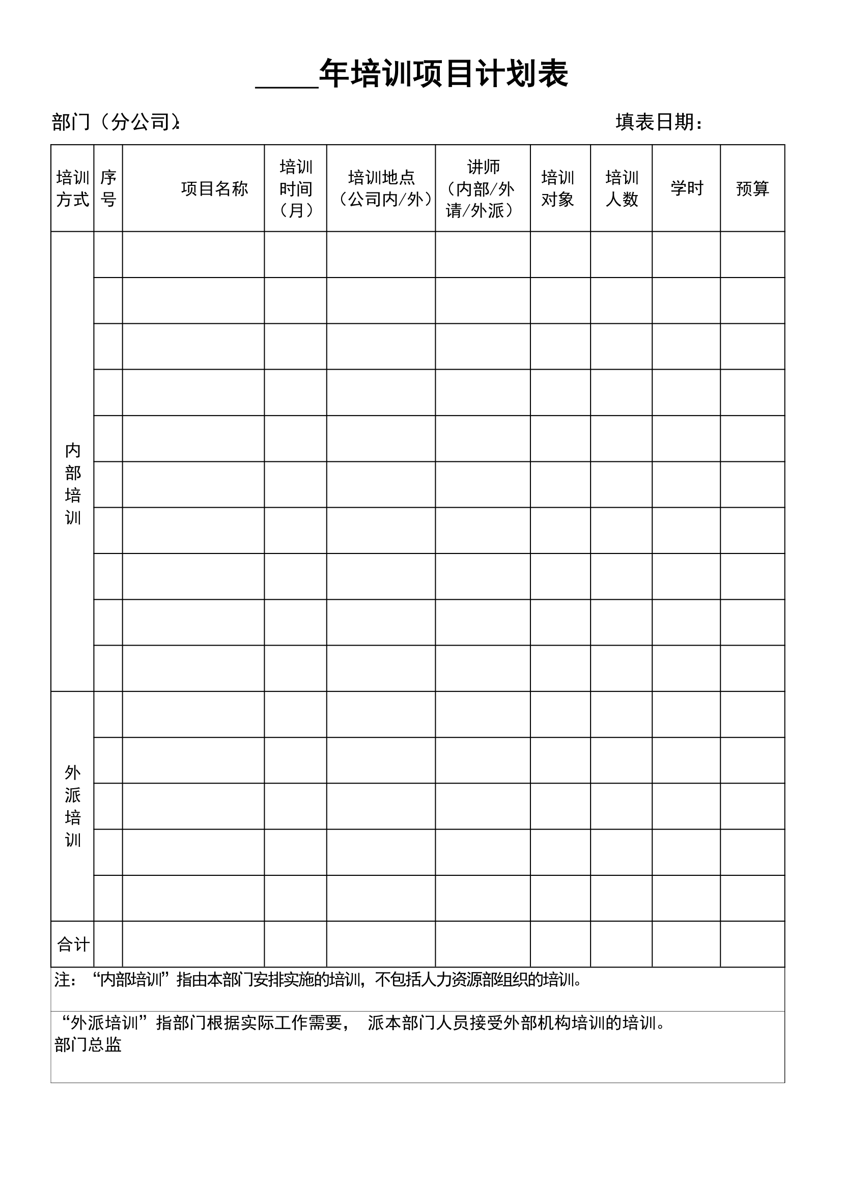 年培训项目计划表.docx第1页