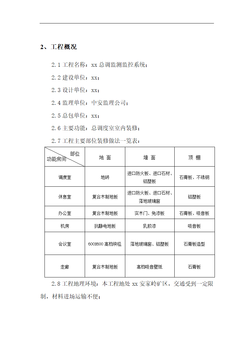 装饰工程施工标准方案.doc第2页