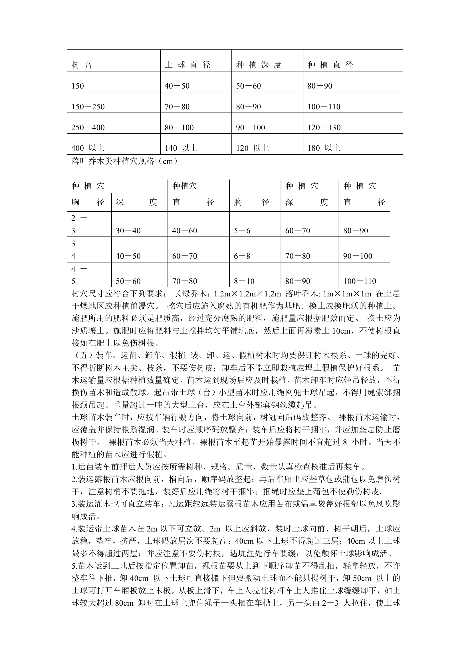 城市道路两侧景观带建设施工组织设计方案.doc第9页