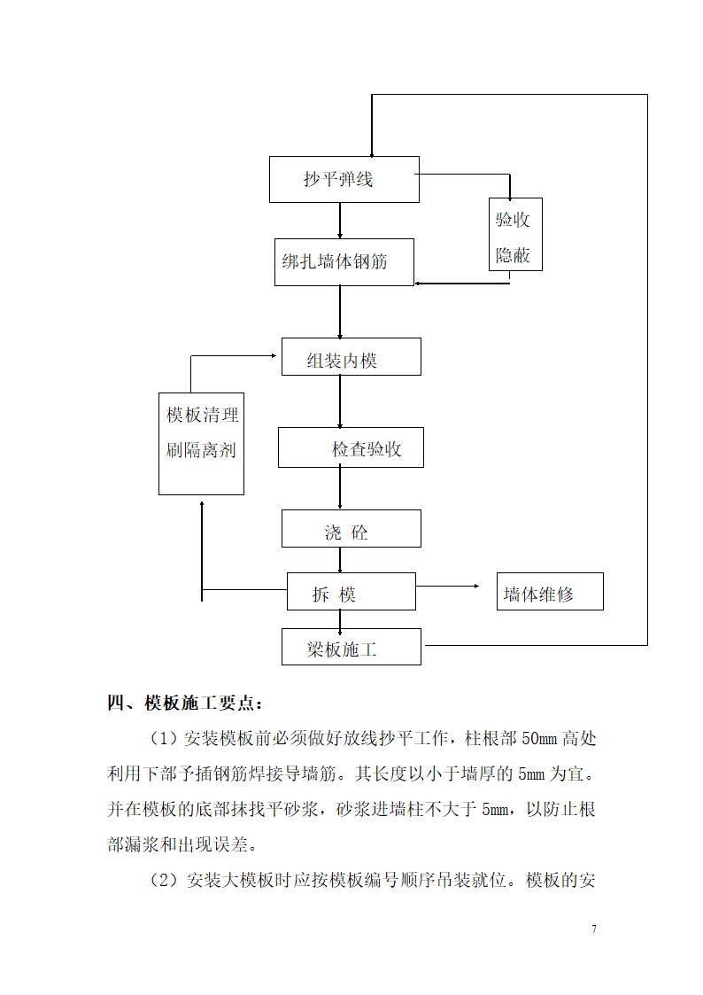 西安市北柳巷商住楼模板工程施工方案.doc第7页