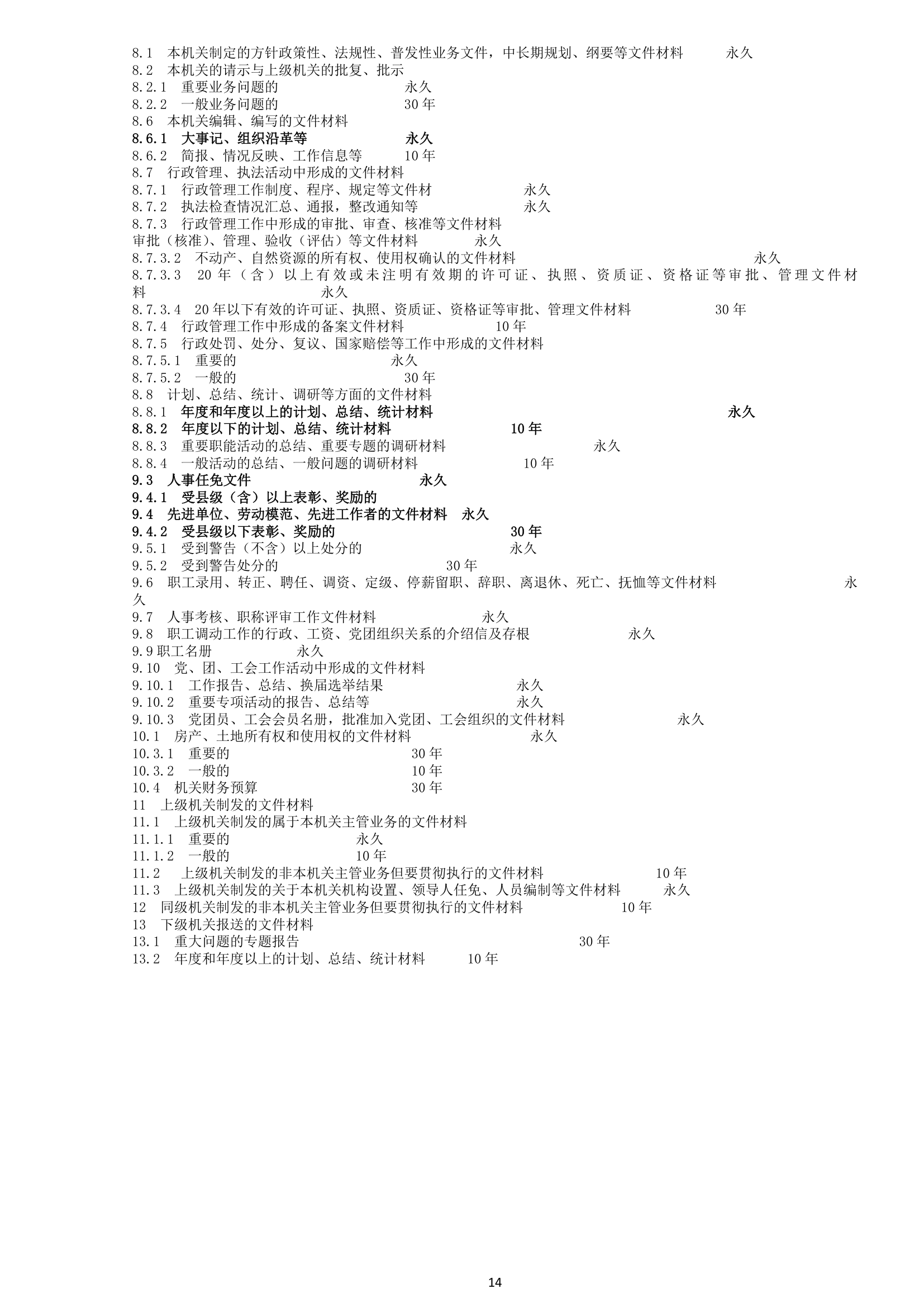 山西档案职称考试操作题第14页