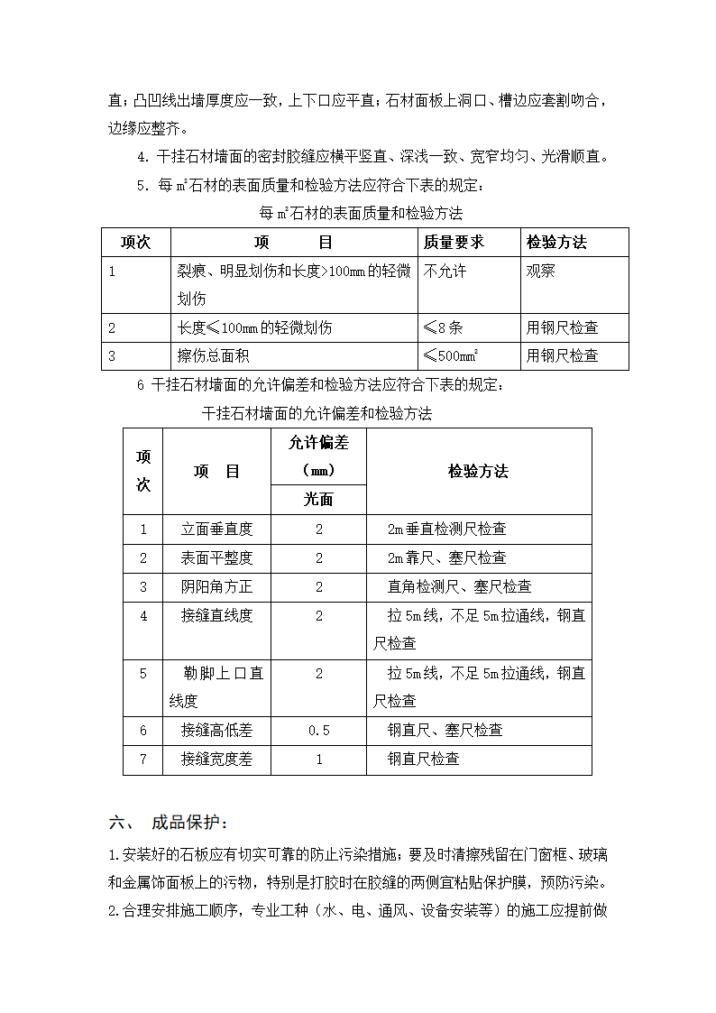 干挂石材墙面工程.doc第6页