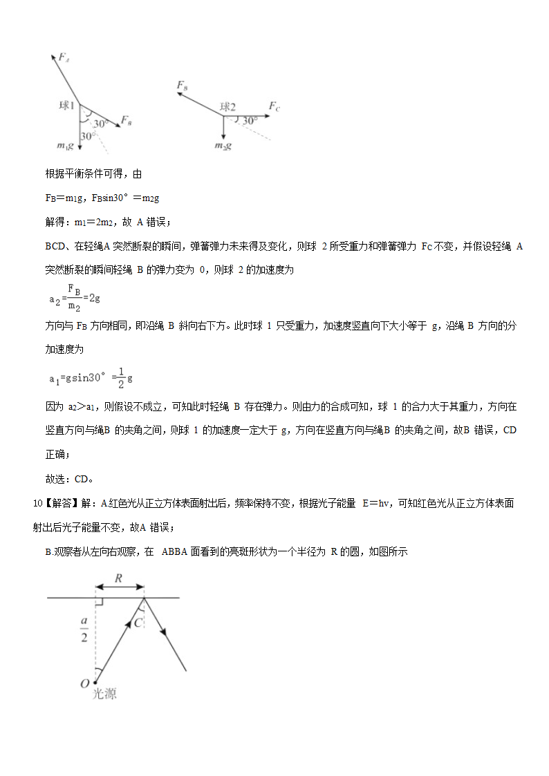 2022年山东省菏泽市高考物理二模试卷（Word版含答案）.doc第14页