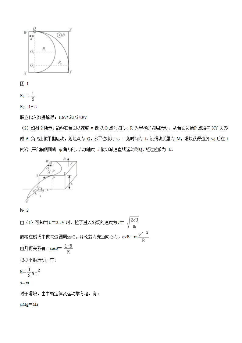 2022年山东省菏泽市高考物理二模试卷（Word版含答案）.doc第20页