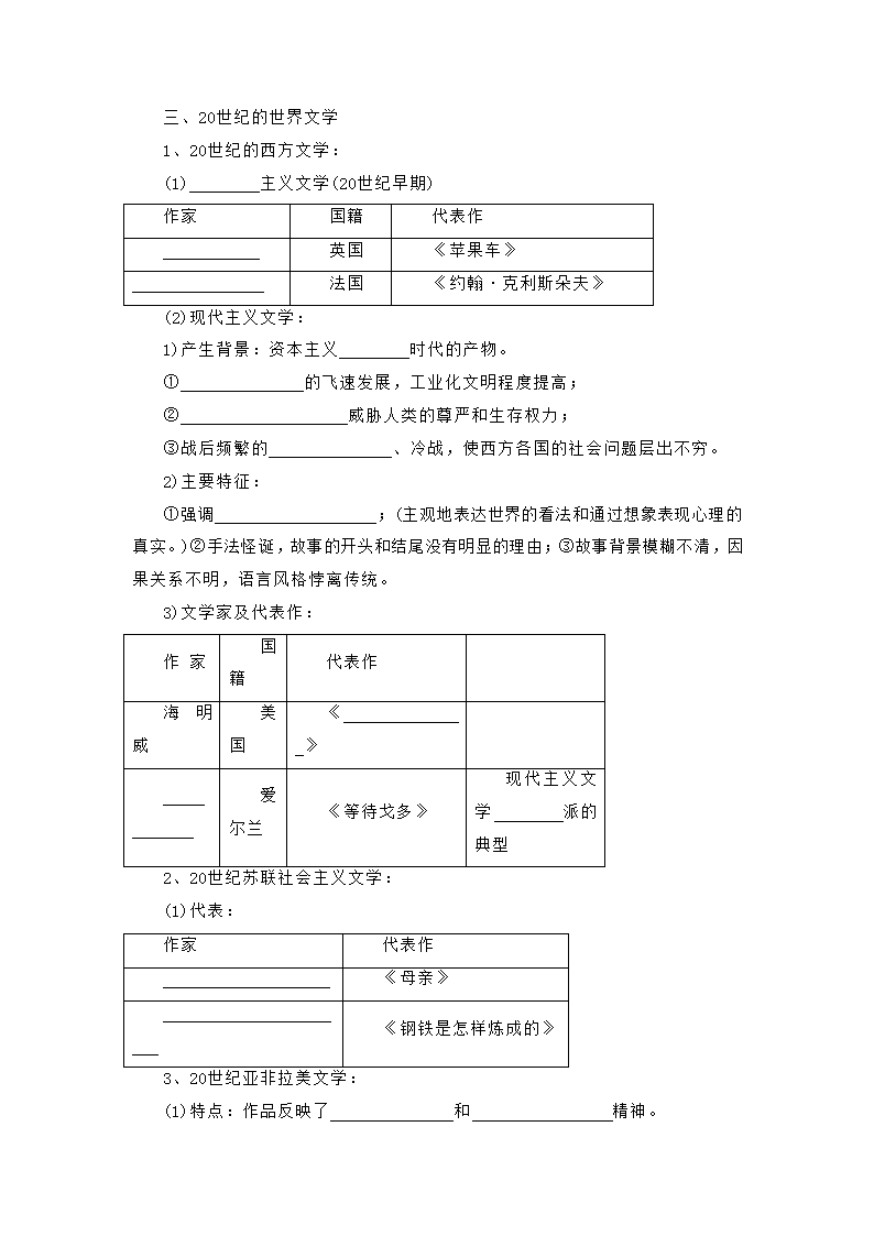 22 文学的繁荣 学案.doc第2页