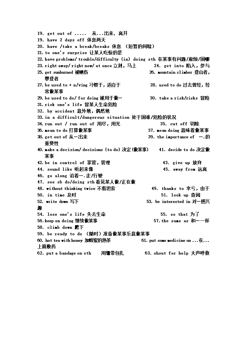 2021-2022学年人教版八年级英语下册Unit1词汇，短语，语法归纳.doc第11页