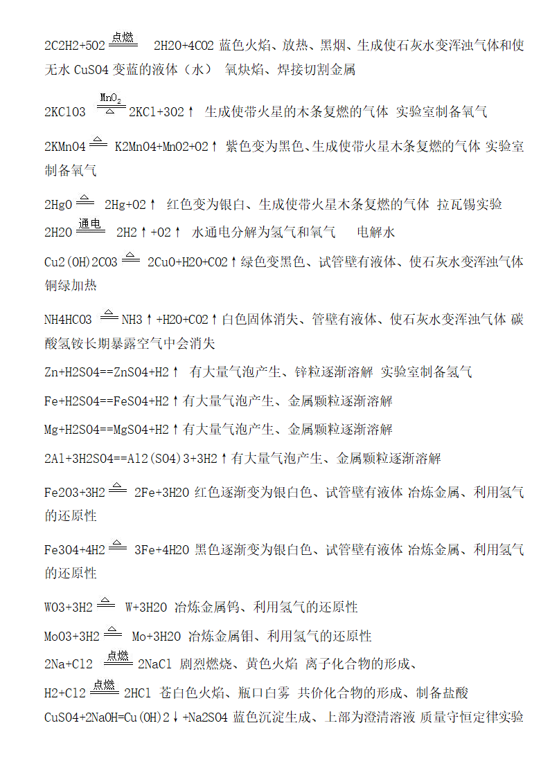 初中化学方程式知识点全面总结.docx第8页