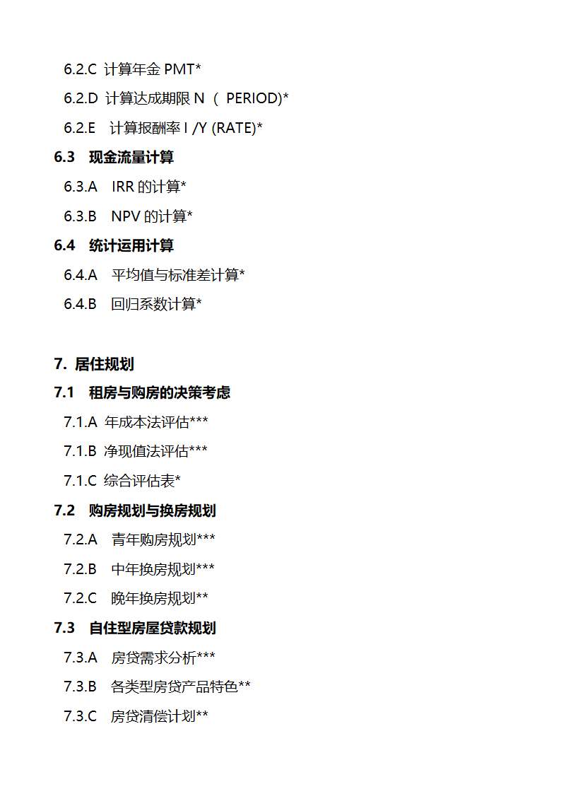 关于金融理财师考试的大纲和报考条件第26页