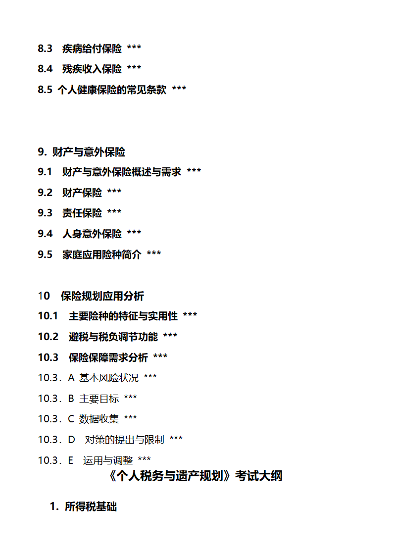 关于金融理财师考试的大纲和报考条件第43页