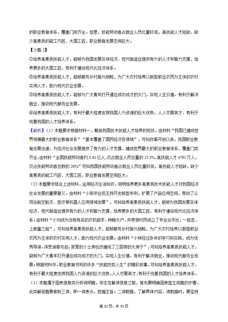 2022-2023学年北京市延庆区高一（上）期末政治试卷（含解析）.doc第32页