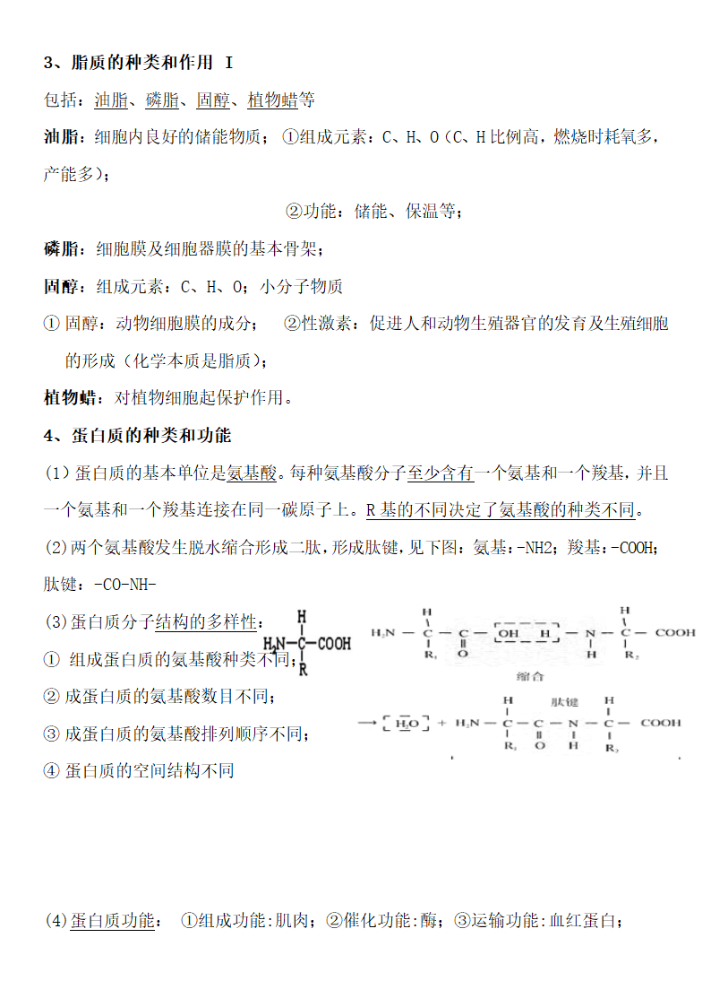 高中生物必修一知识点总结及习题.docx第2页