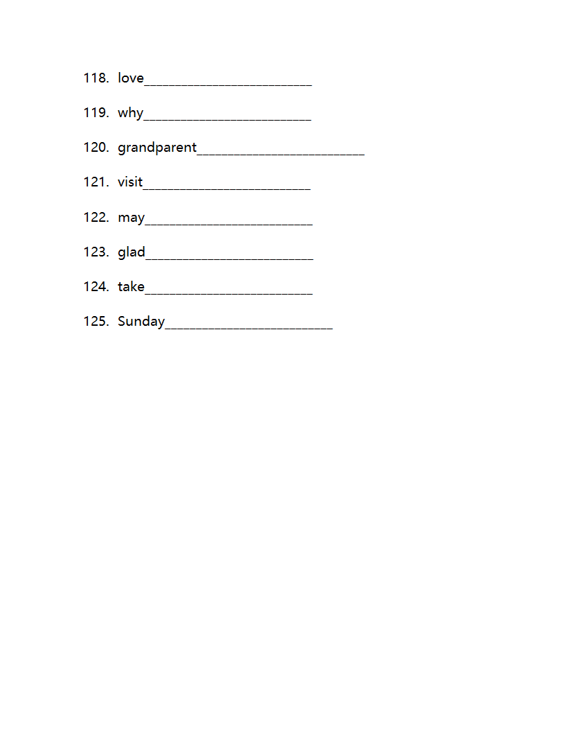 仁爱版七年级上册Unit3Getting together单词检测（含解析）.doc第8页