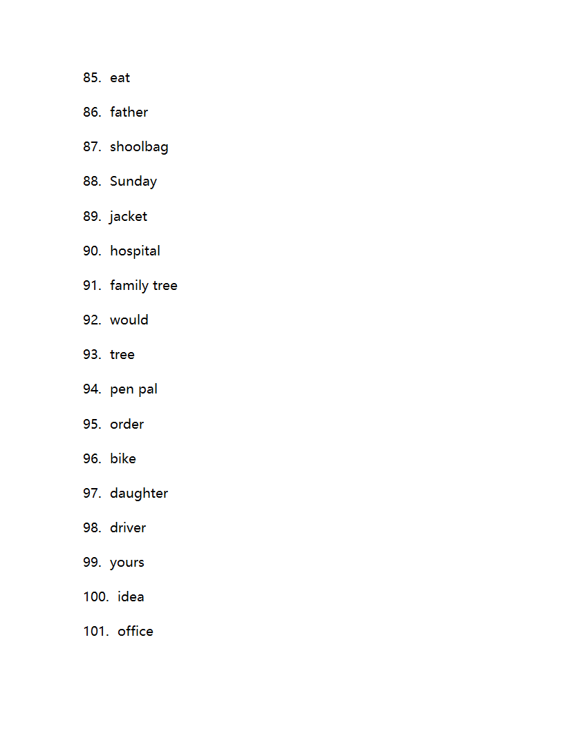 仁爱版七年级上册Unit3Getting together单词检测（含解析）.doc第30页