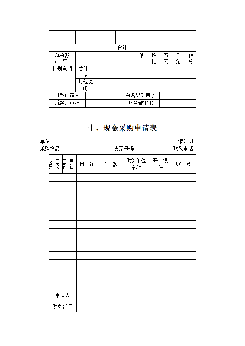 采购物品的验收结算库存管理表格.docx第7页