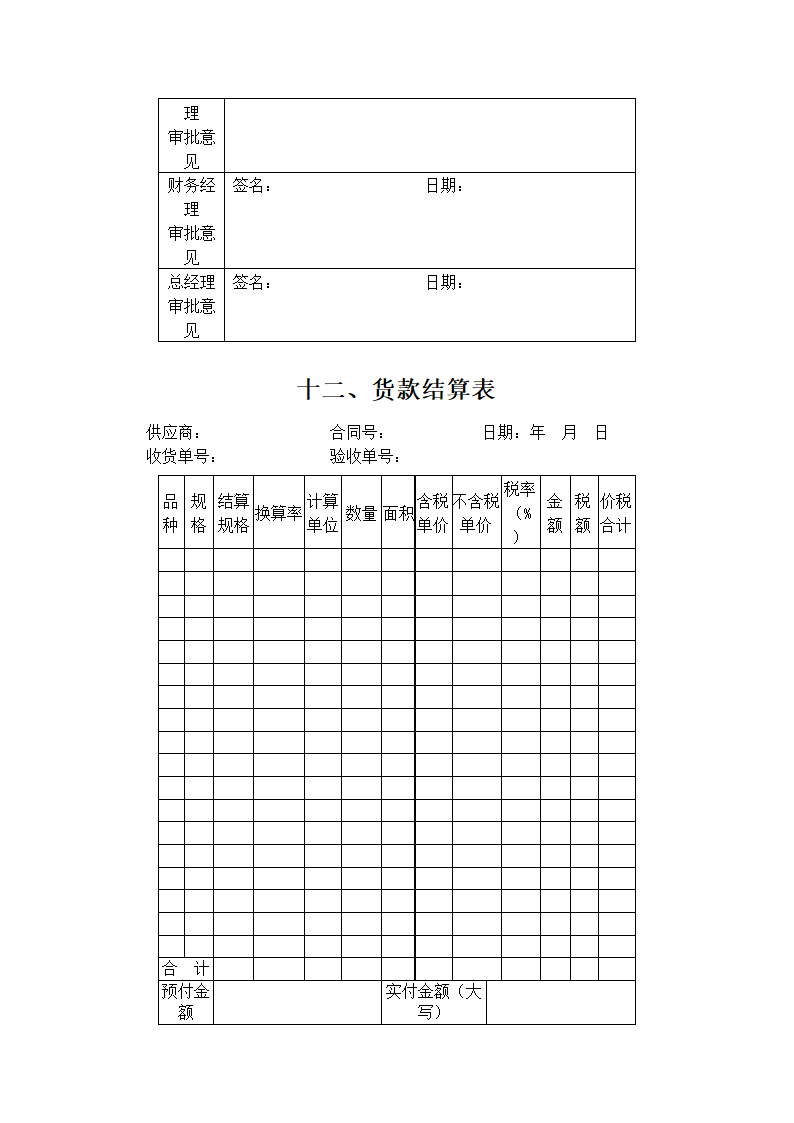 采购物品的验收结算库存管理表格.docx第9页