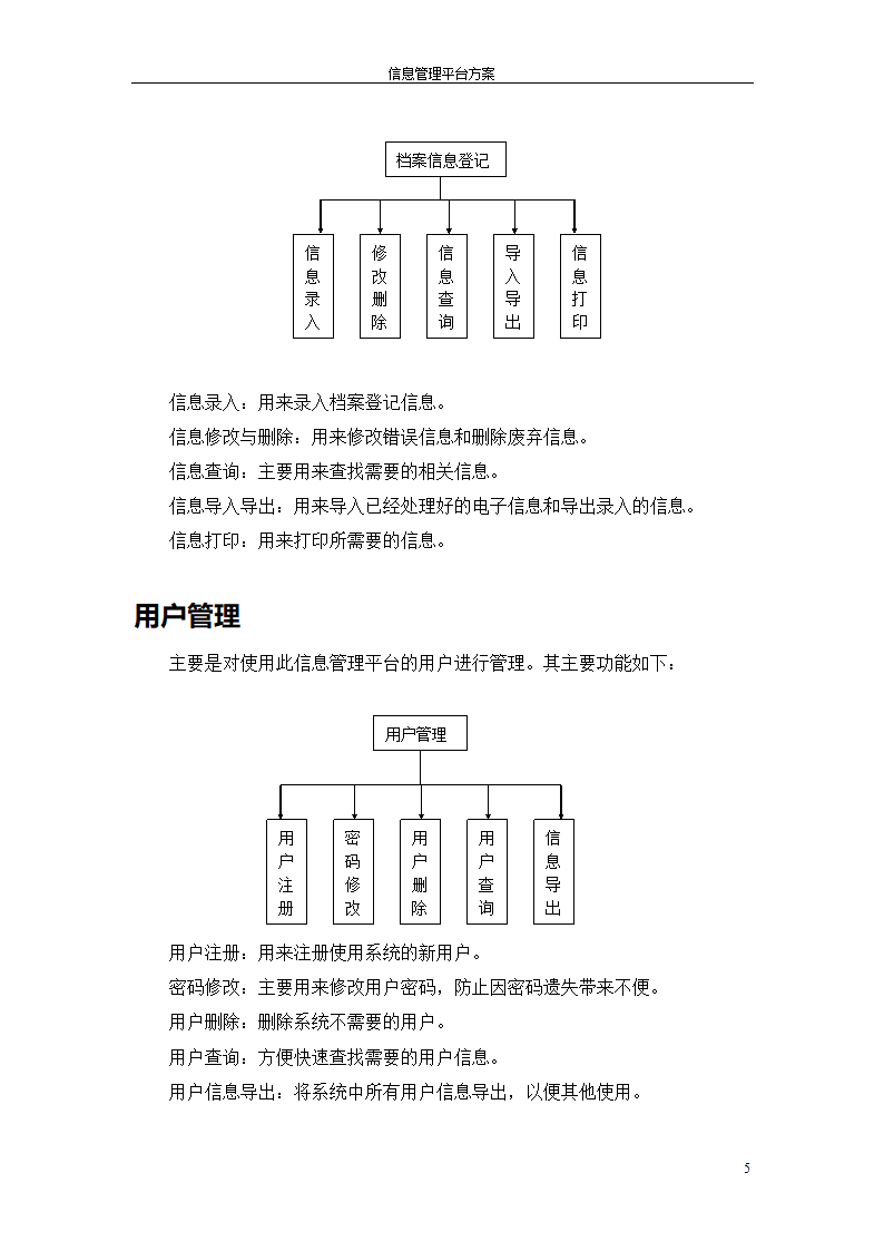 信息管理平台方案第5页