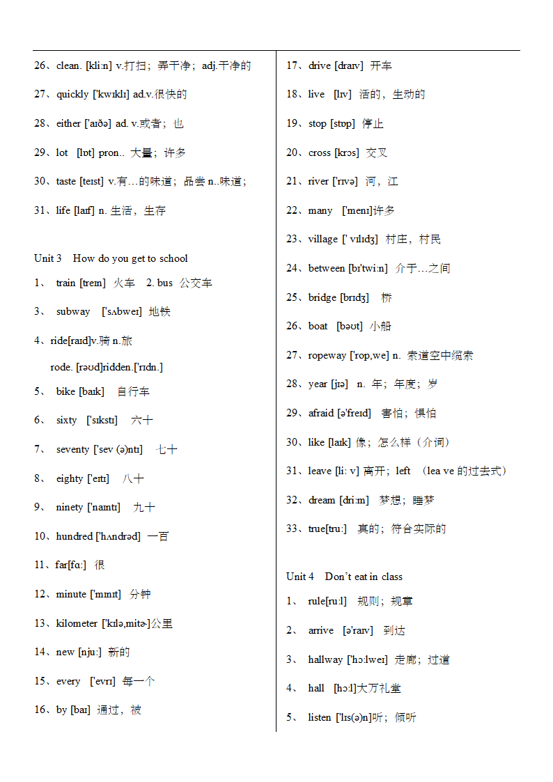 新人教版初中英语七至九年级单词表汇总.doc第12页