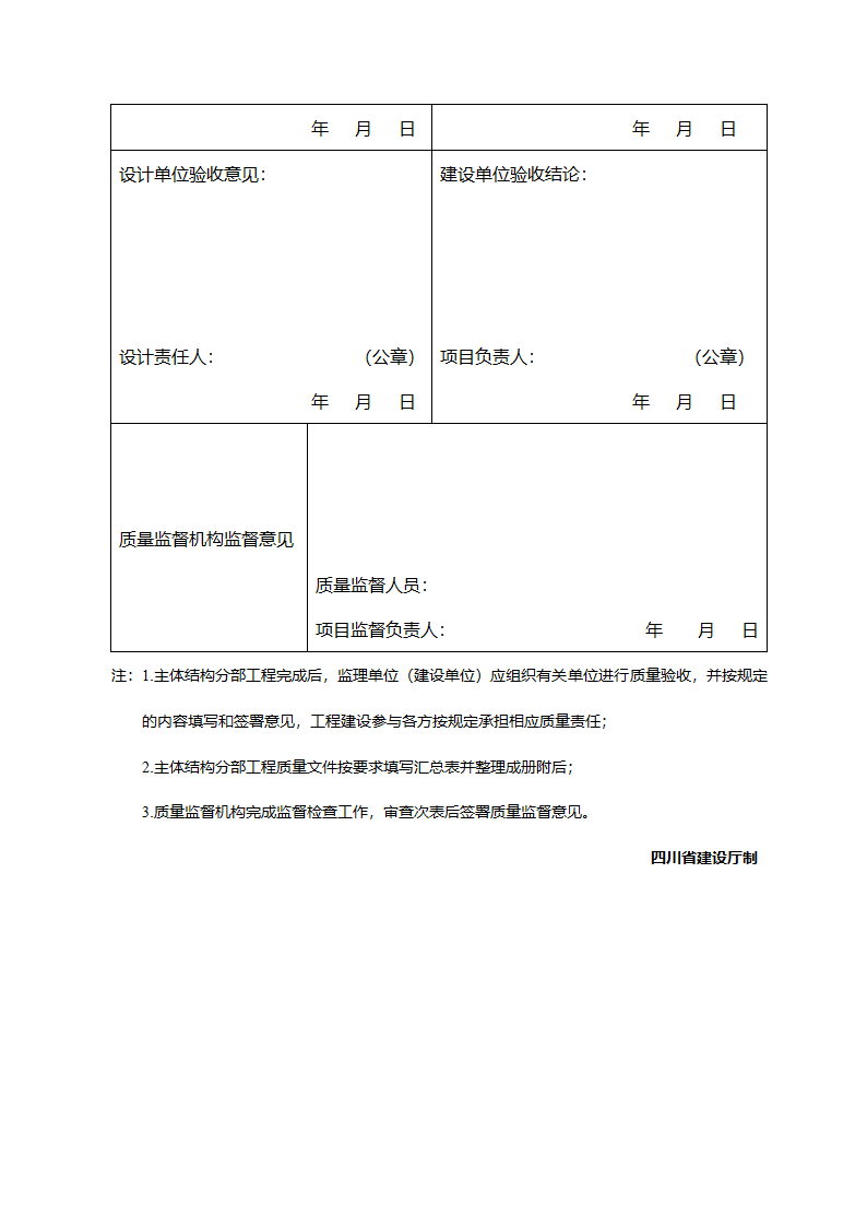 主体结构分部工程质量验收报告.doc第2页