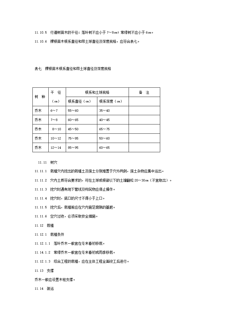 昆明市城市园林绿化植物栽植工程技术规范.doc第18页