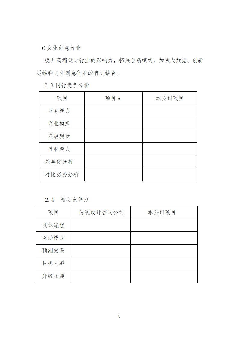 众包设计平台商业计划书通用.doc第9页