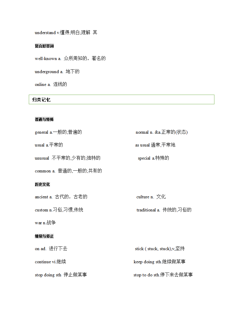 2022年外研版中考英语词汇分类突破WeekElven（清单 默写）.doc第2页