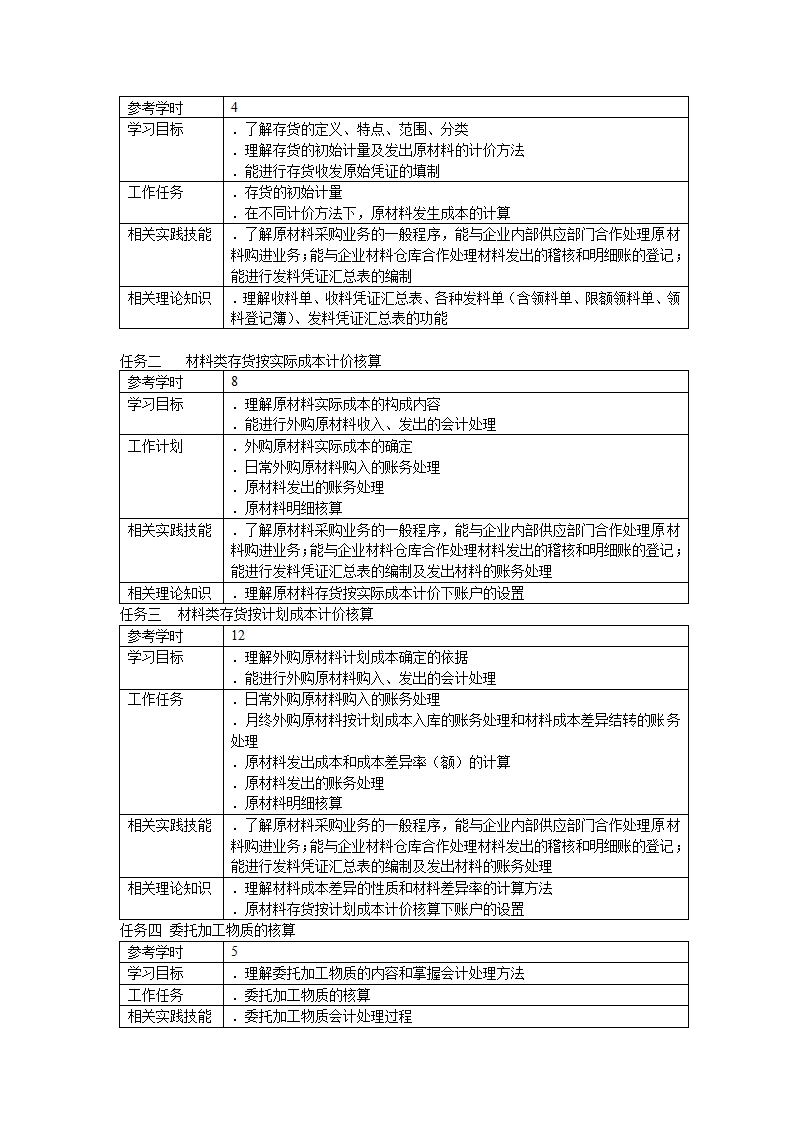 财务会计实务课程标准.doc第7页