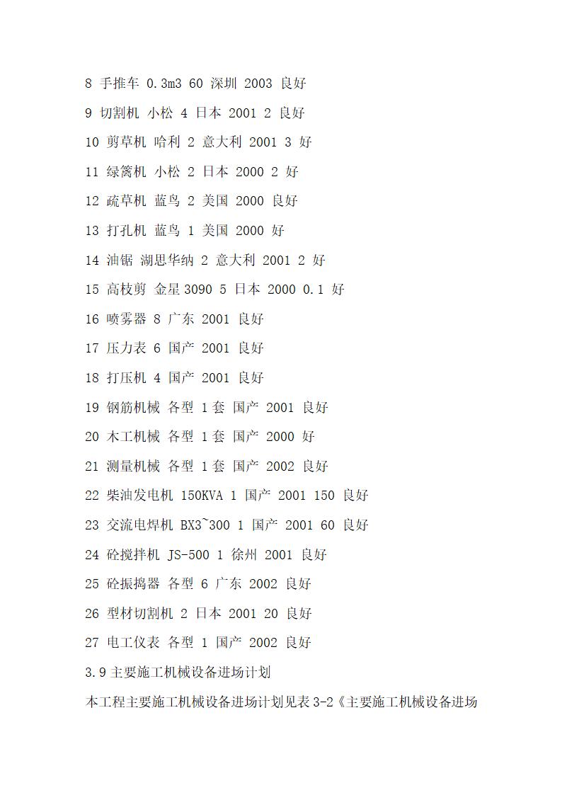 一份很全园林景观的施工组织设计含电器部分.doc第6页