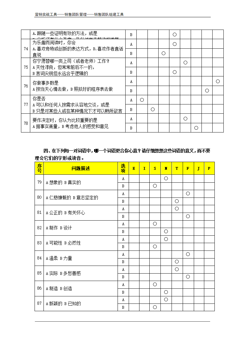 MBTI职业性格测试题及测评方法.doc第8页