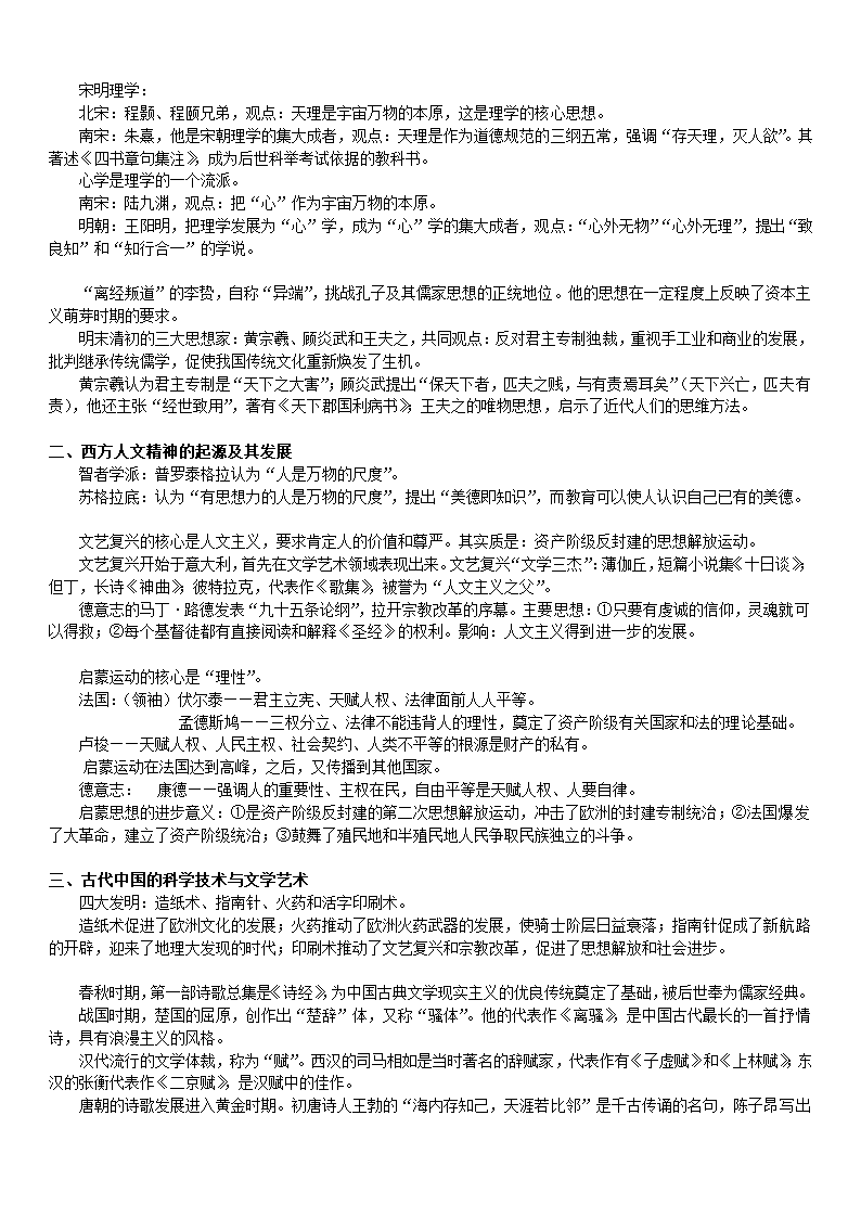 2019年高考复习-高考历史知识点精简总结.doc第11页