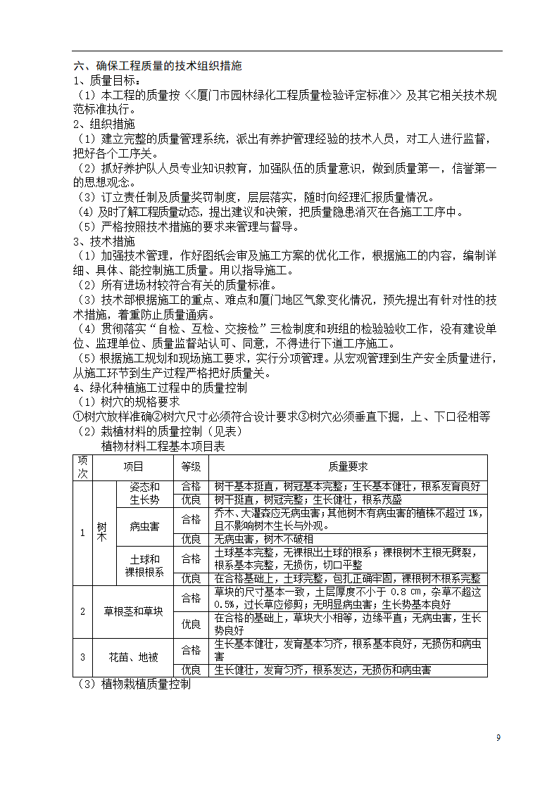 呼和浩特某斜拉大桥绿化施工组织设计方案.doc第9页