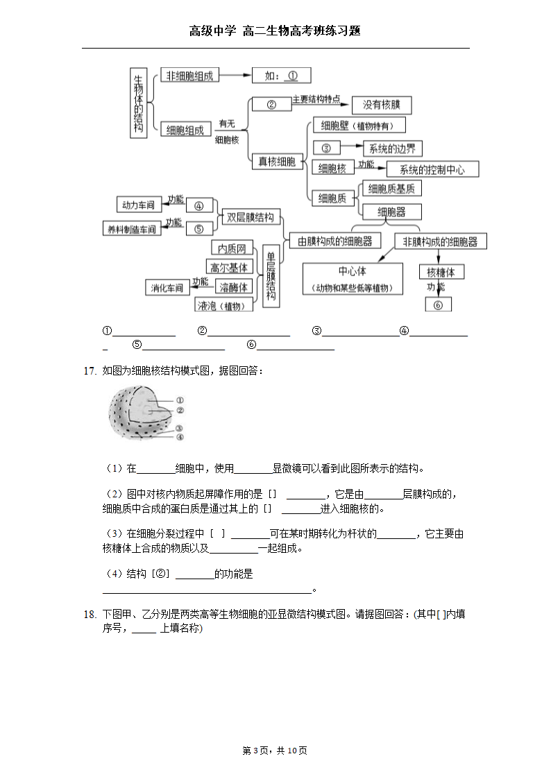 高二生物第三章练习题高考班作业.docx第3页