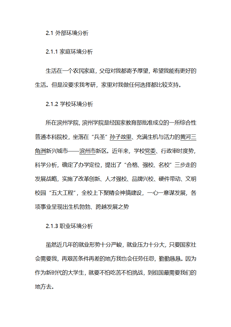 大学生职业生涯规划书.docx第3页