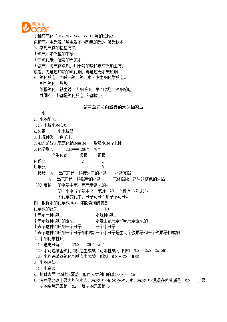 初中化学_知识点按章节汇总.doc第5页