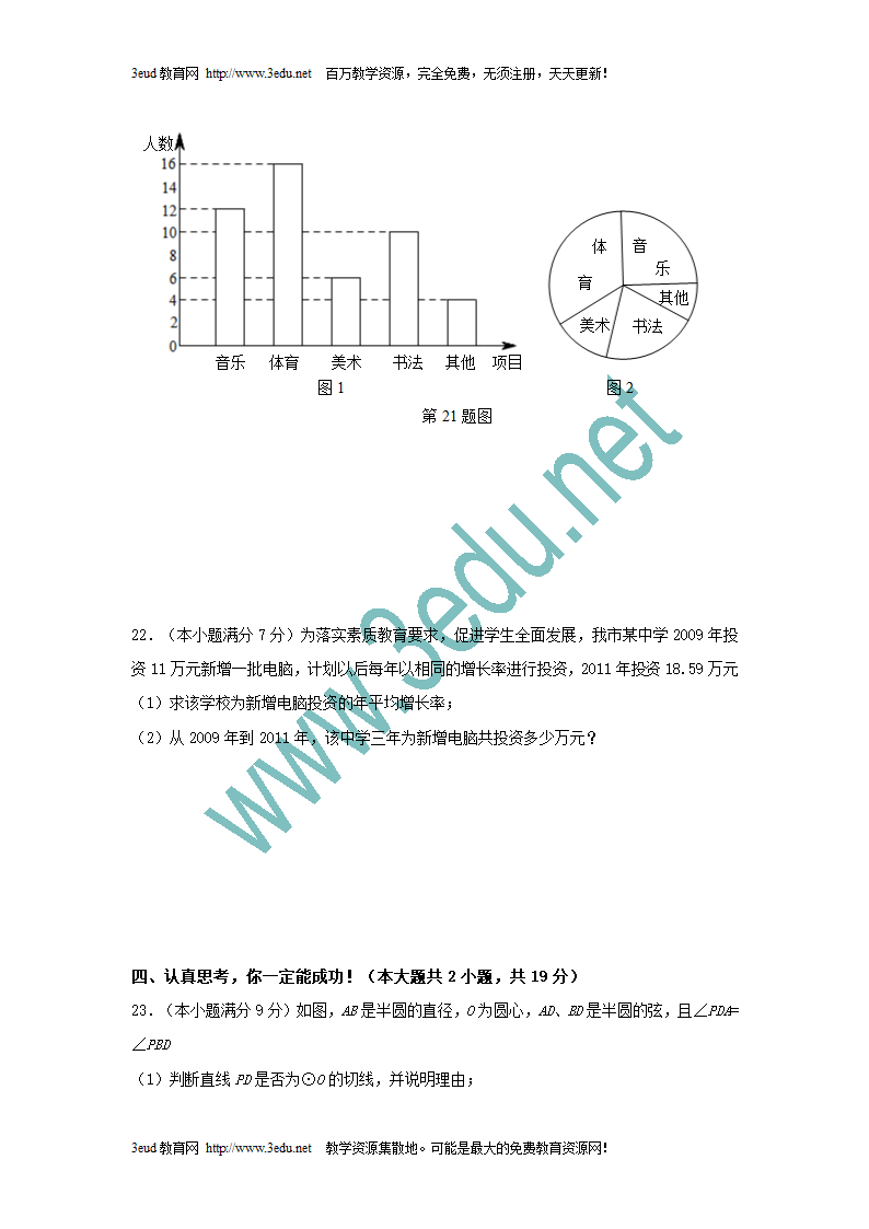 2010年临沂中考数学试题第5页