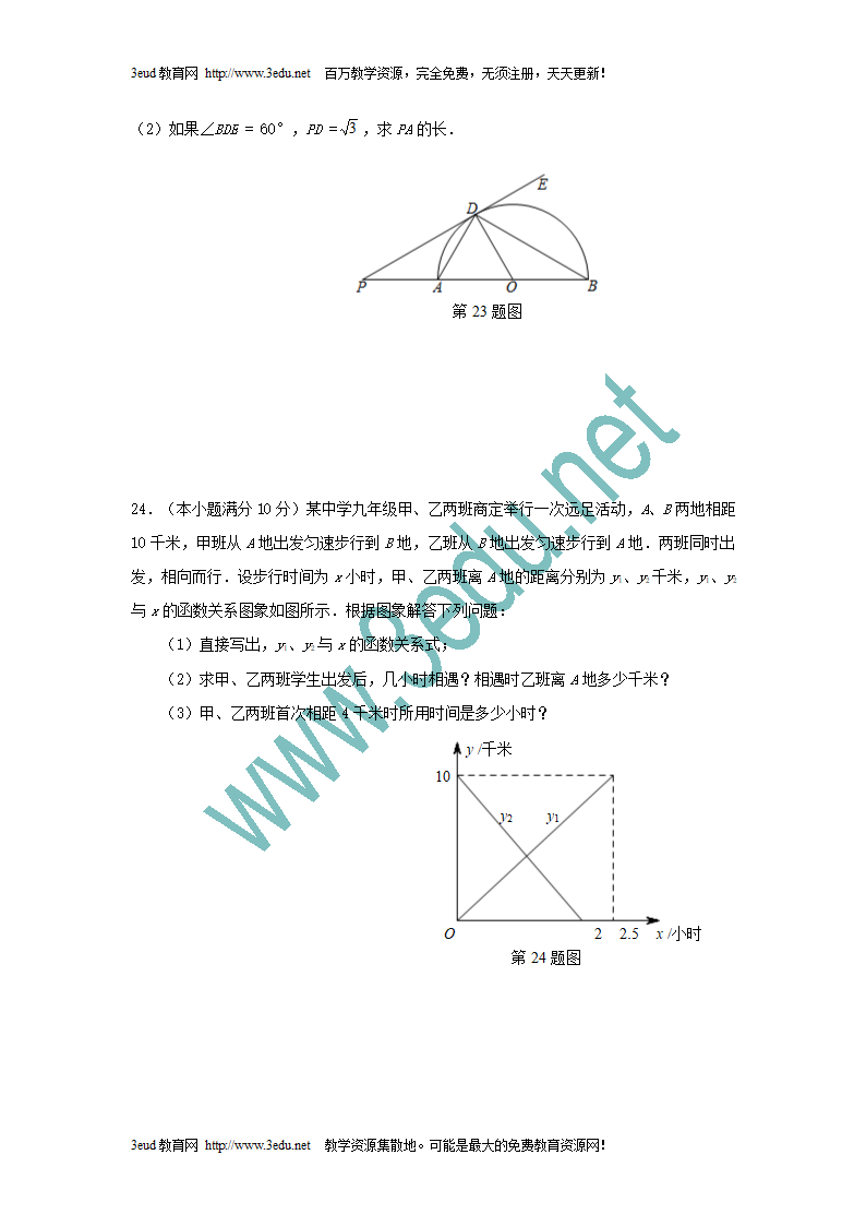 2010年临沂中考数学试题第6页