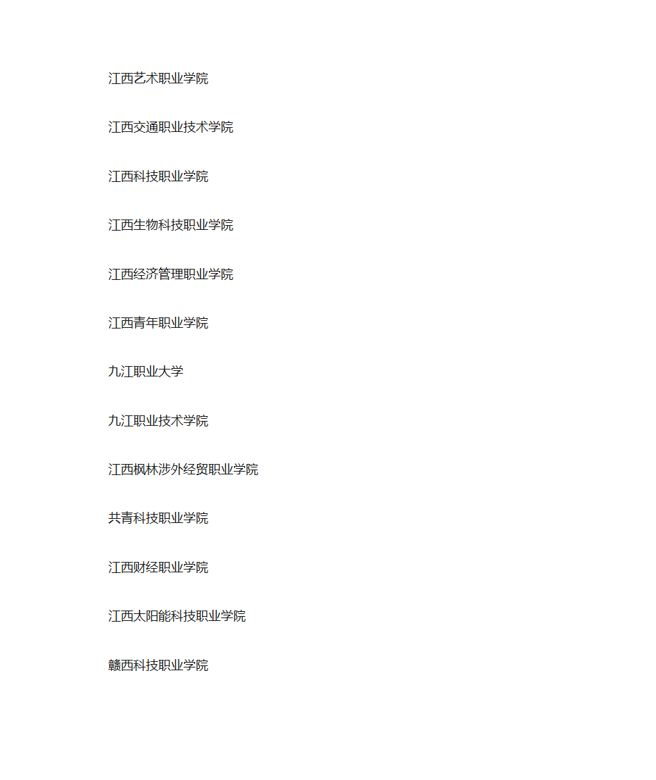 江西高职高专排名、江西专科排名第3页