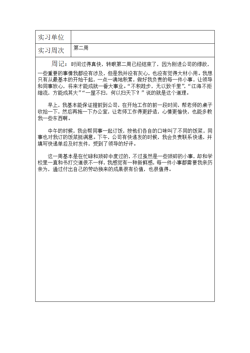 安阳工学院毕业实习周记第3页