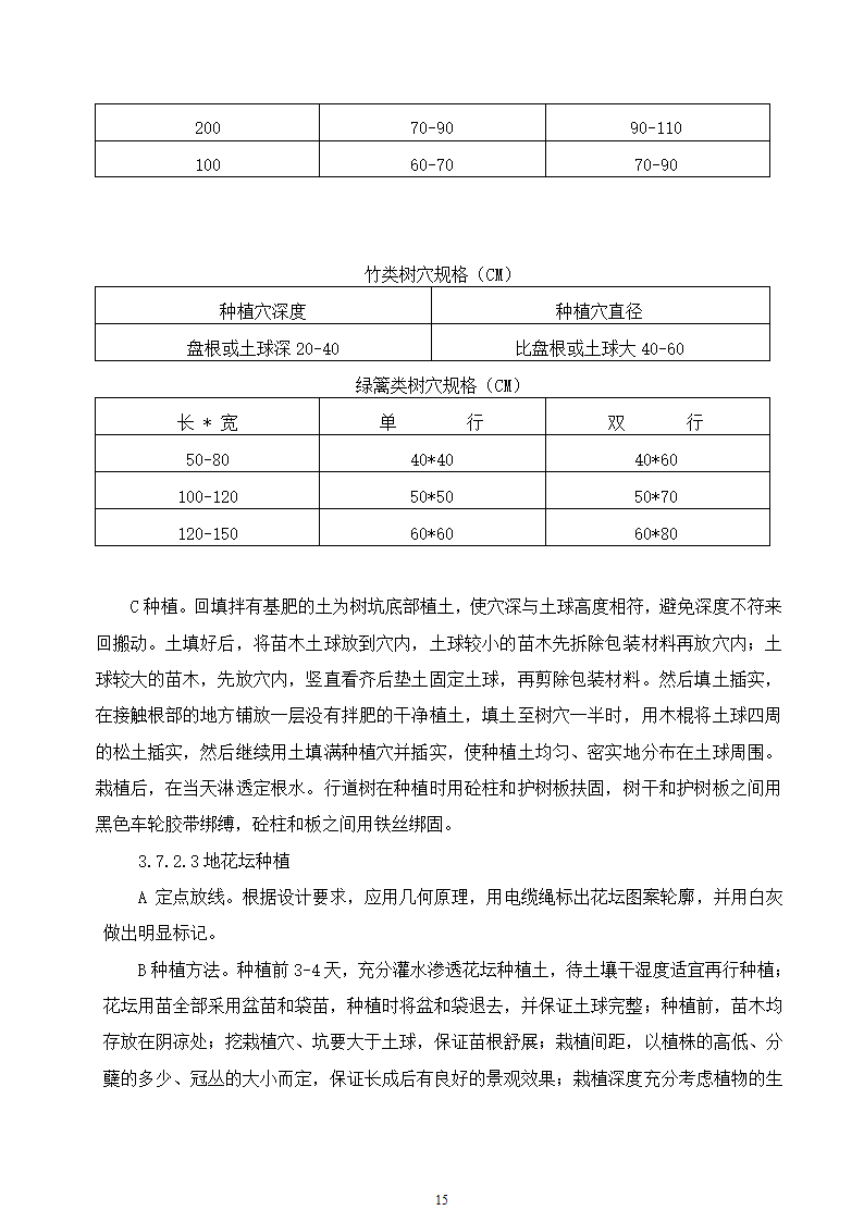 石家庄市区西北部水利防洪生态工程－西部水系一期工程园林绿化施工组织设计.doc第15页