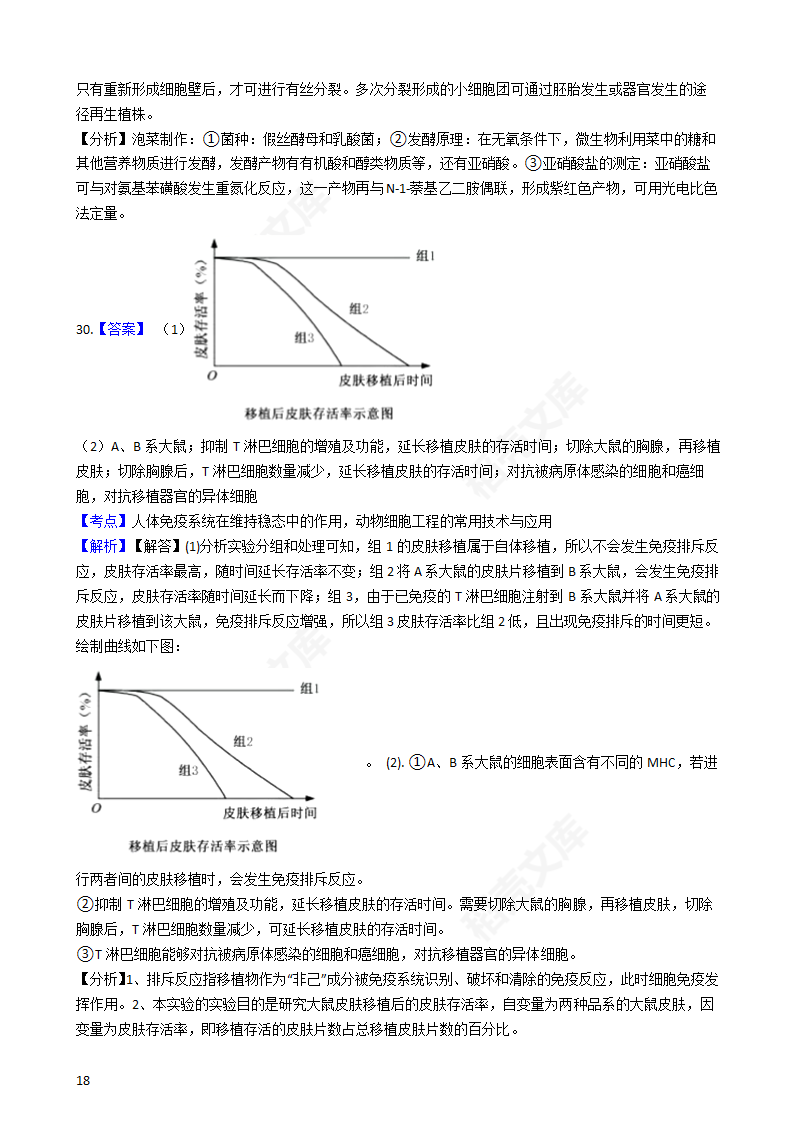 2020年浙江省高考生物真题试卷（1月选考）(学生版).docx第18页