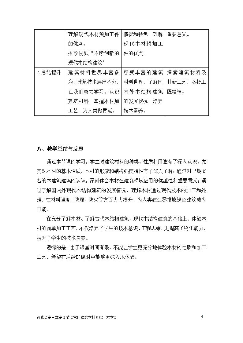 苏教版高中通用技术选修2 二、常用建筑材料介绍 教案.doc第4页